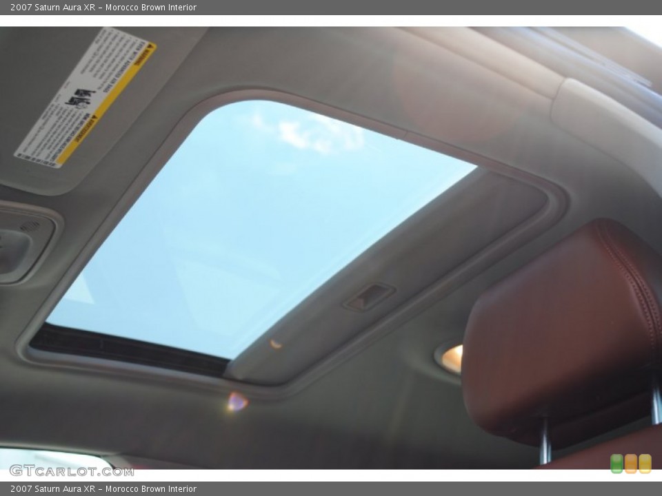 Morocco Brown Interior Sunroof for the 2007 Saturn Aura XR #51195547