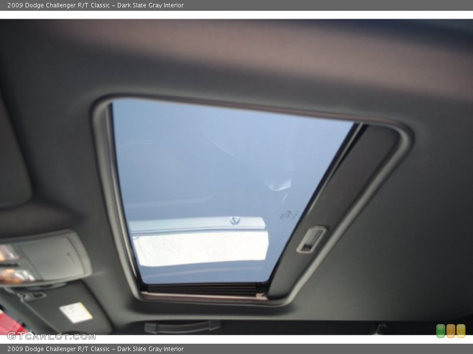 Dark Slate Gray Interior Sunroof for the 2009 Dodge Challenger R/T Classic #51196819