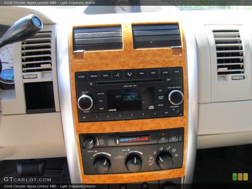 Light Graystone Interior Controls for the 2008 Chrysler Aspen Limited 4WD #51200492