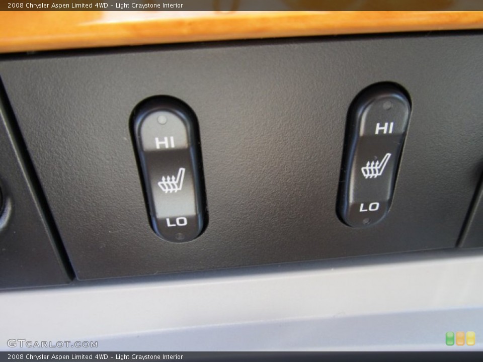 Light Graystone Interior Controls for the 2008 Chrysler Aspen Limited 4WD #51200501