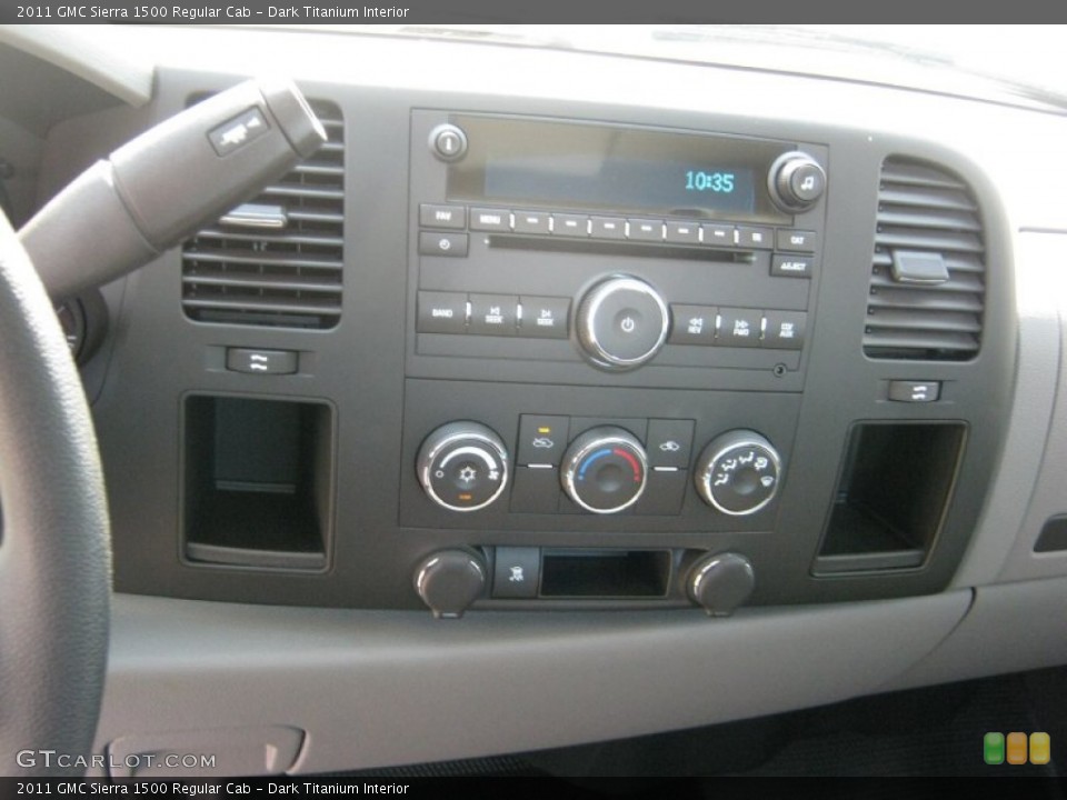 Dark Titanium Interior Controls for the 2011 GMC Sierra 1500 Regular Cab #51200996