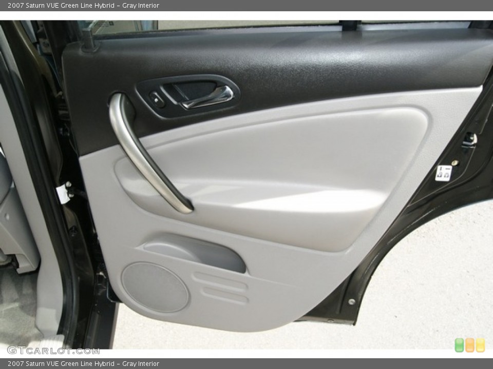 Gray Interior Door Panel for the 2007 Saturn VUE Green Line Hybrid #51201422