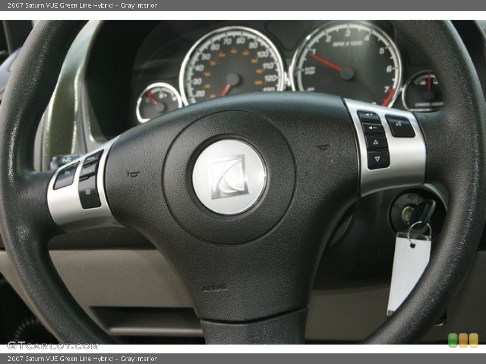 Gray Interior Steering Wheel for the 2007 Saturn VUE Green Line Hybrid #51201452