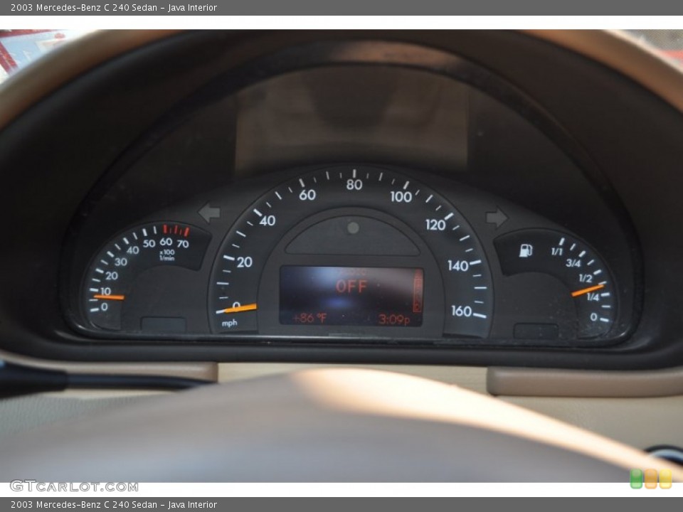 Java Interior Gauges for the 2003 Mercedes-Benz C 240 Sedan #51203318