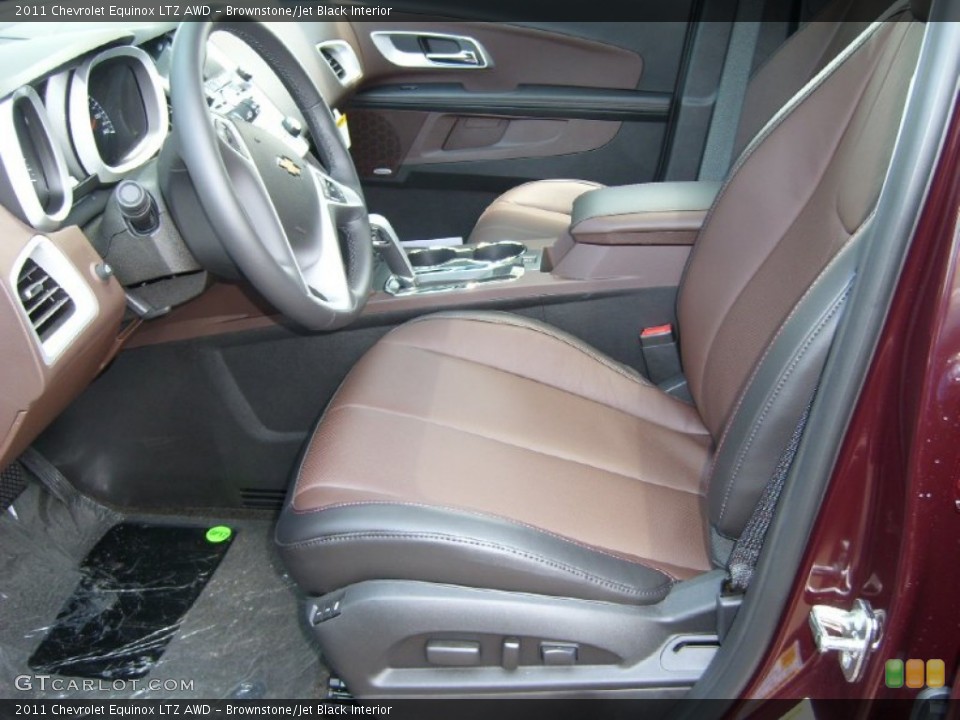 Brownstone/Jet Black Interior Photo for the 2011 Chevrolet Equinox LTZ AWD #51203543