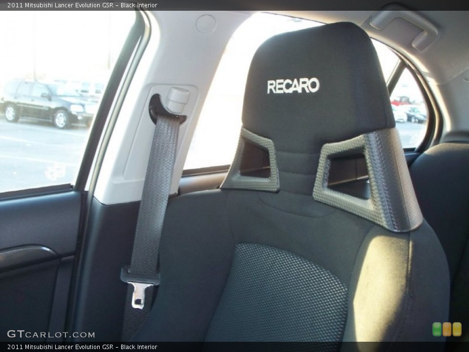 Black Interior Photo for the 2011 Mitsubishi Lancer Evolution GSR #51205943