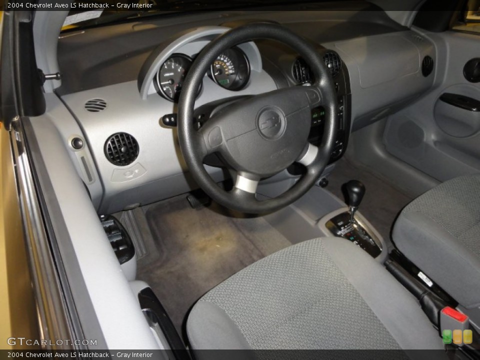 Gray Interior Prime Interior for the 2004 Chevrolet Aveo LS Hatchback #51206495