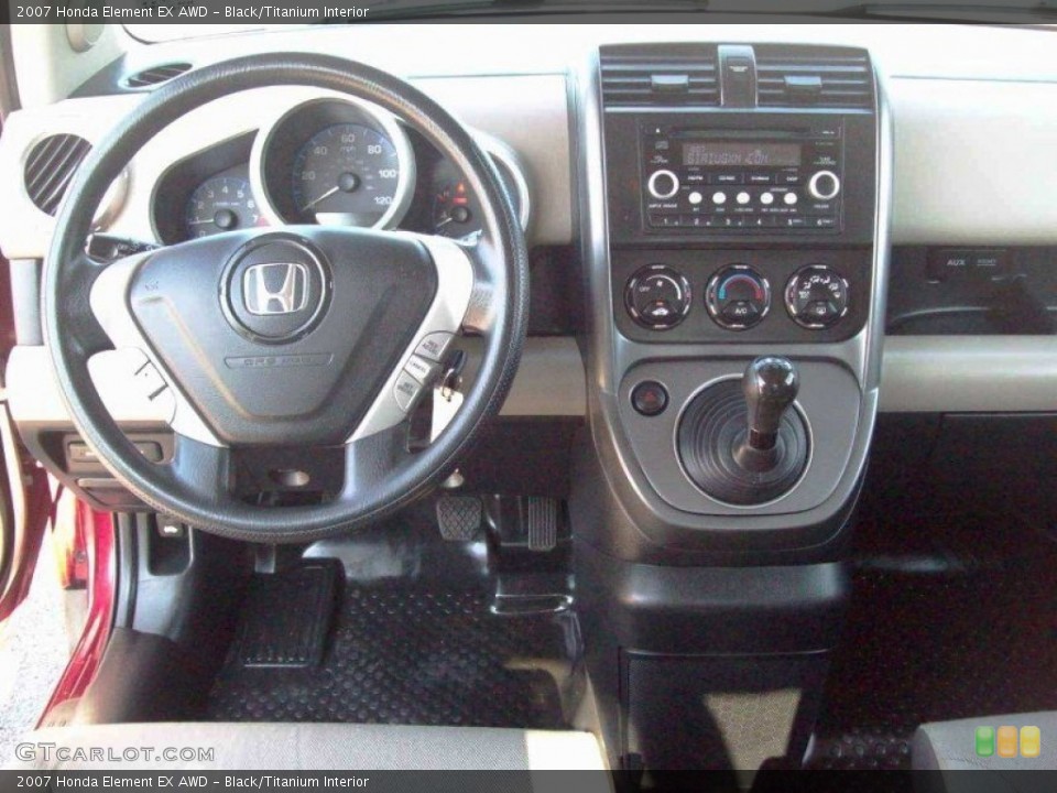 Black/Titanium Interior Dashboard for the 2007 Honda Element EX AWD #51207164