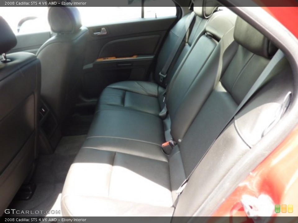 Ebony Interior Photo for the 2008 Cadillac STS 4 V6 AWD #51207374