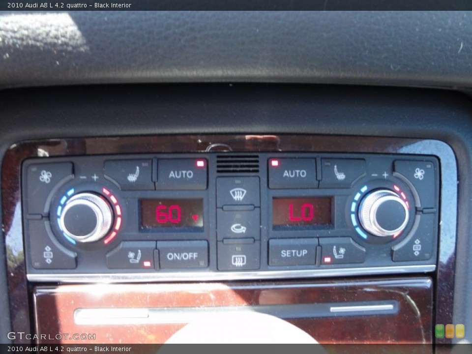 Black Interior Controls for the 2010 Audi A8 L 4.2 quattro #51208436