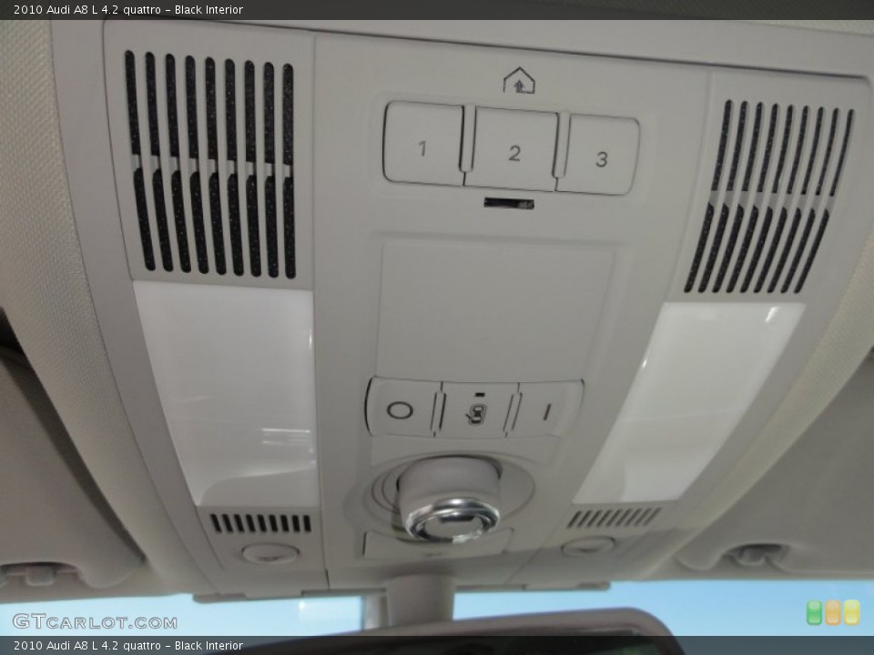 Black Interior Controls for the 2010 Audi A8 L 4.2 quattro #51208463