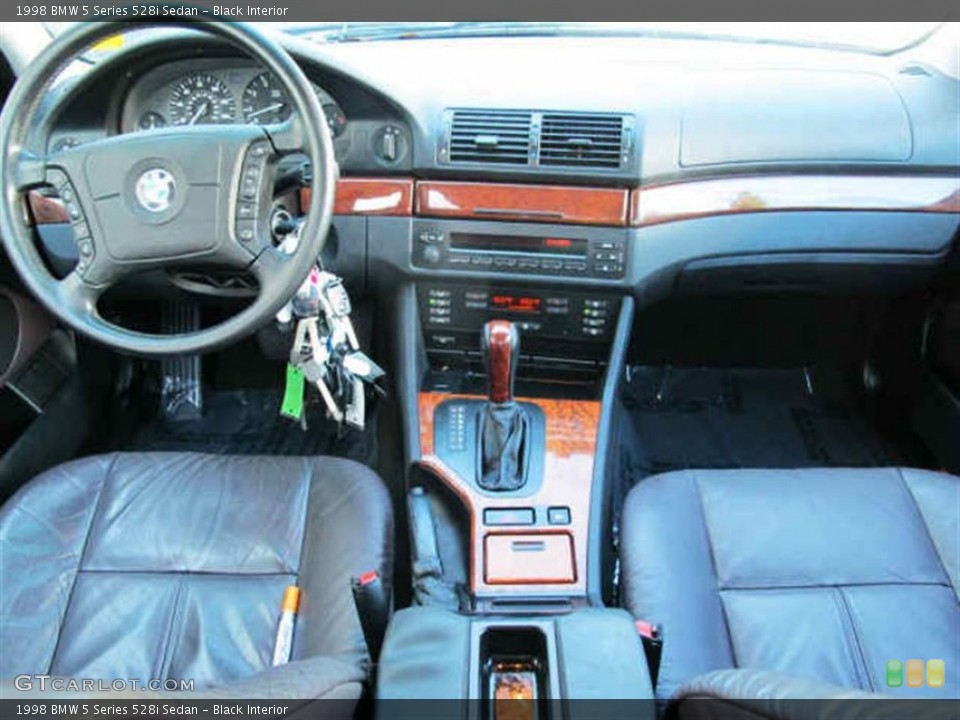 Black Interior Dashboard for the 1998 BMW 5 Series 528i Sedan #51210278