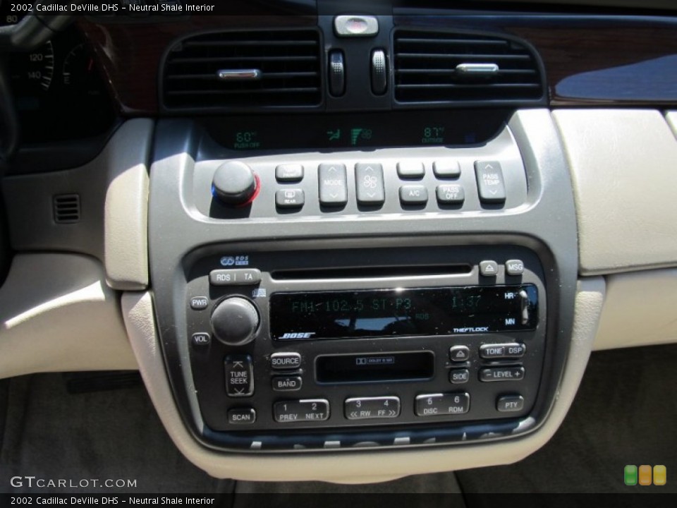 Neutral Shale Interior Controls for the 2002 Cadillac DeVille DHS #51213095