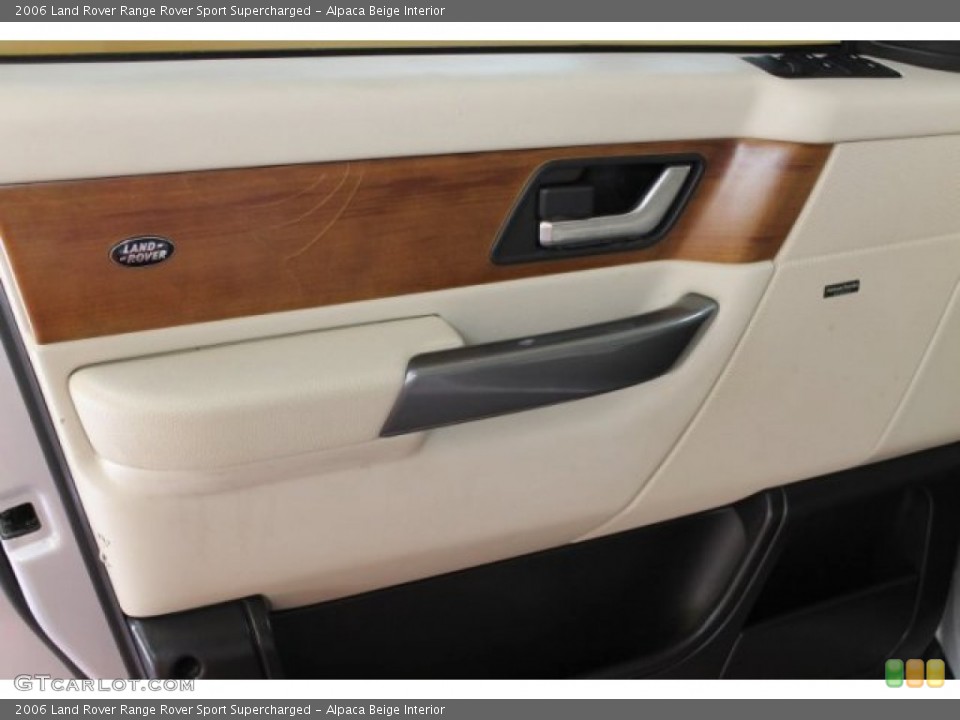 Alpaca Beige Interior Door Panel For The 2006 Land Rover