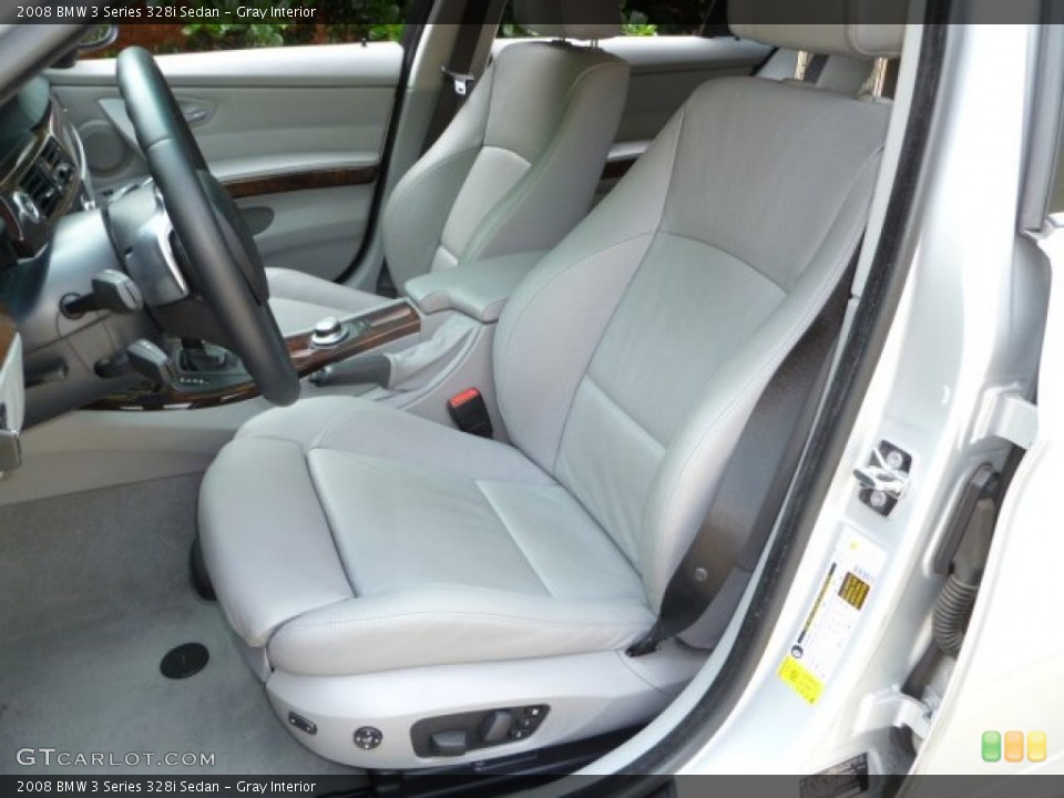 Gray Interior Photo for the 2008 BMW 3 Series 328i Sedan #51214226