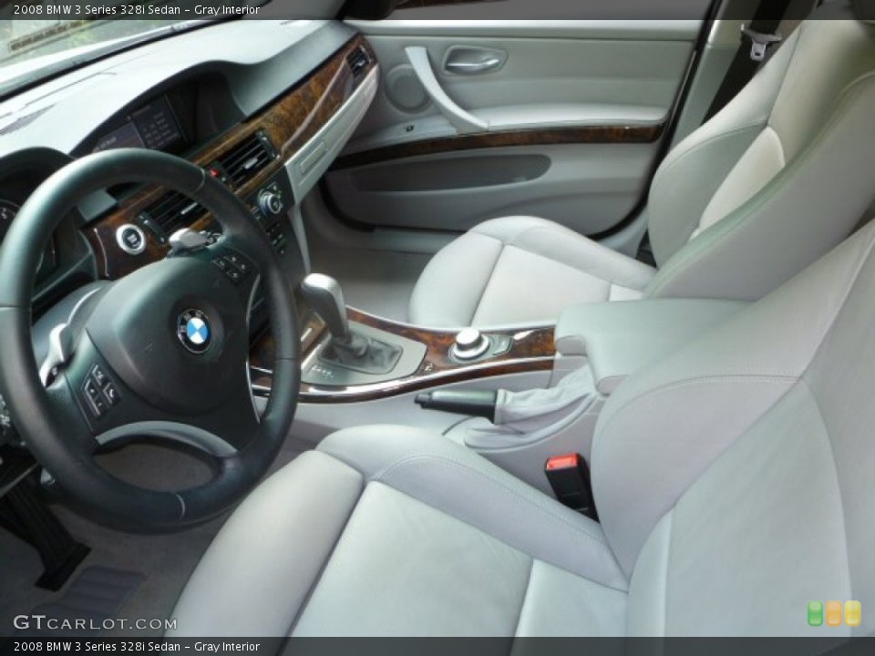 Gray Interior Photo for the 2008 BMW 3 Series 328i Sedan #51214346