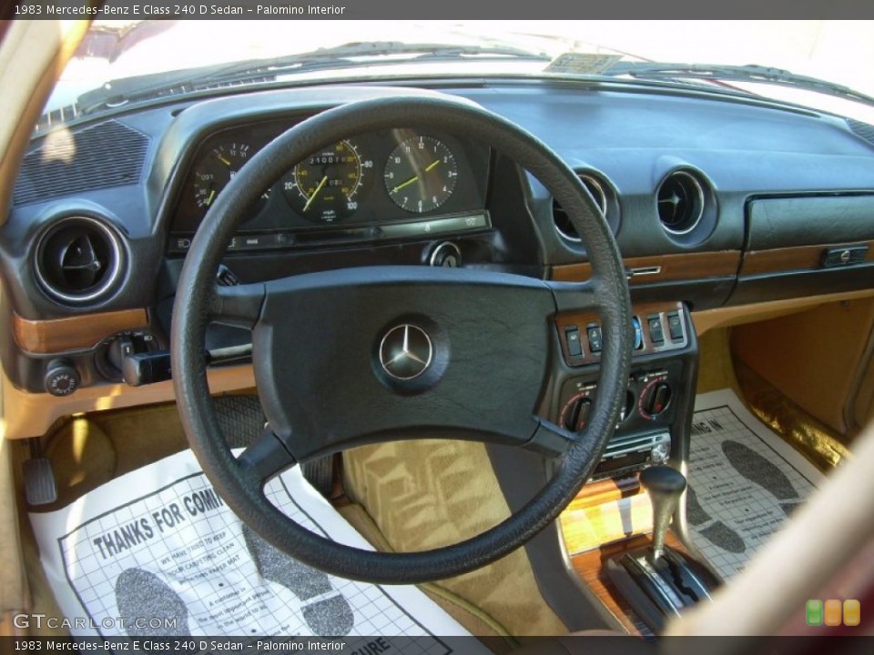 Palomino Interior Photo for the 1983 Mercedes-Benz E Class 240 D Sedan #51214571