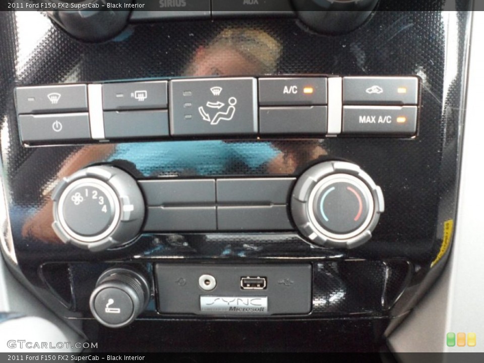 Black Interior Controls for the 2011 Ford F150 FX2 SuperCab #51214994