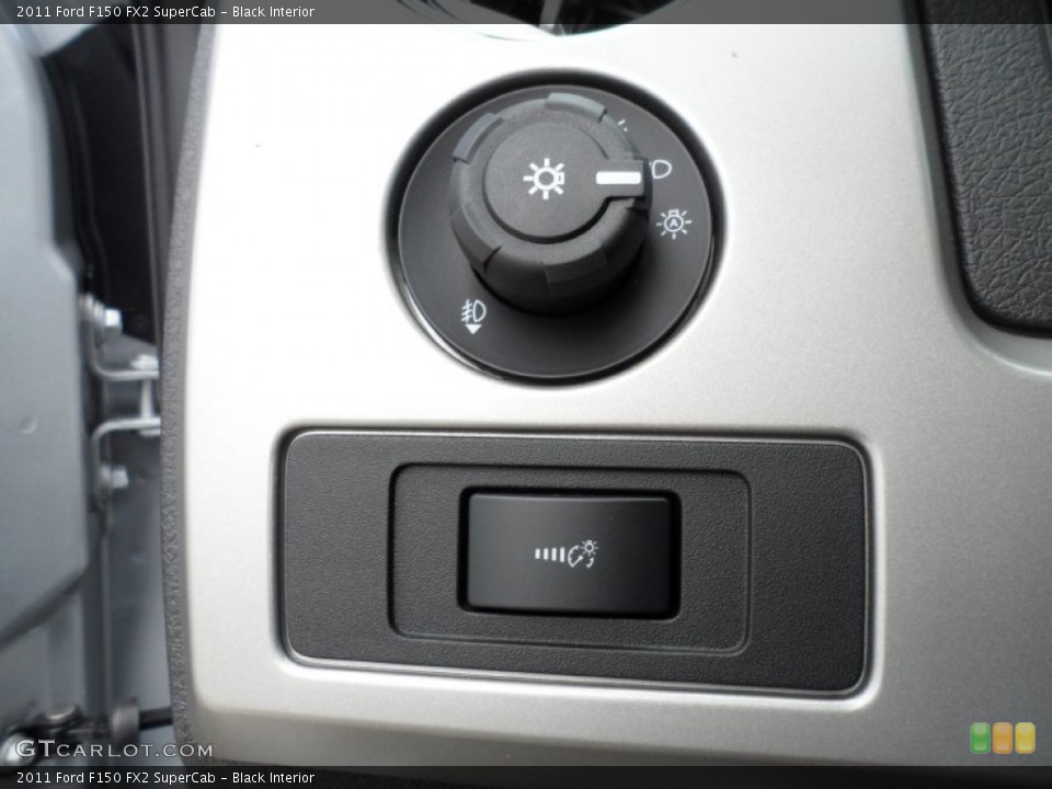 Black Interior Controls for the 2011 Ford F150 FX2 SuperCab #51215069