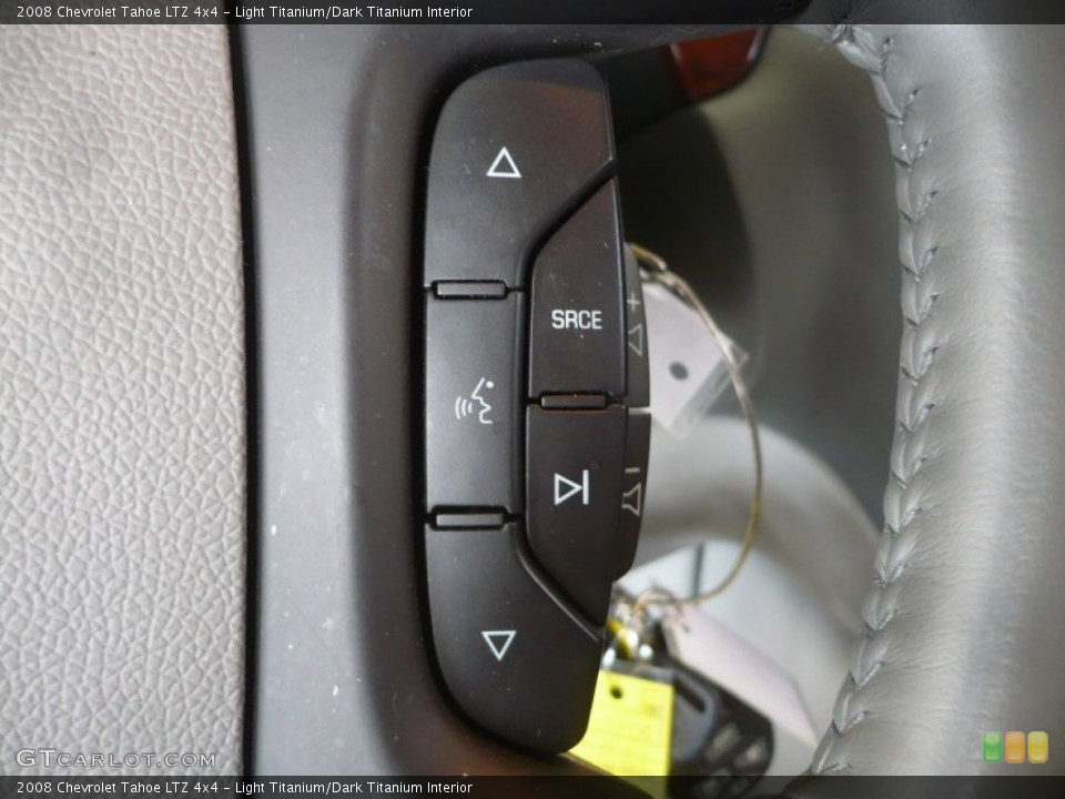 Light Titanium/Dark Titanium Interior Controls for the 2008 Chevrolet Tahoe LTZ 4x4 #51215075