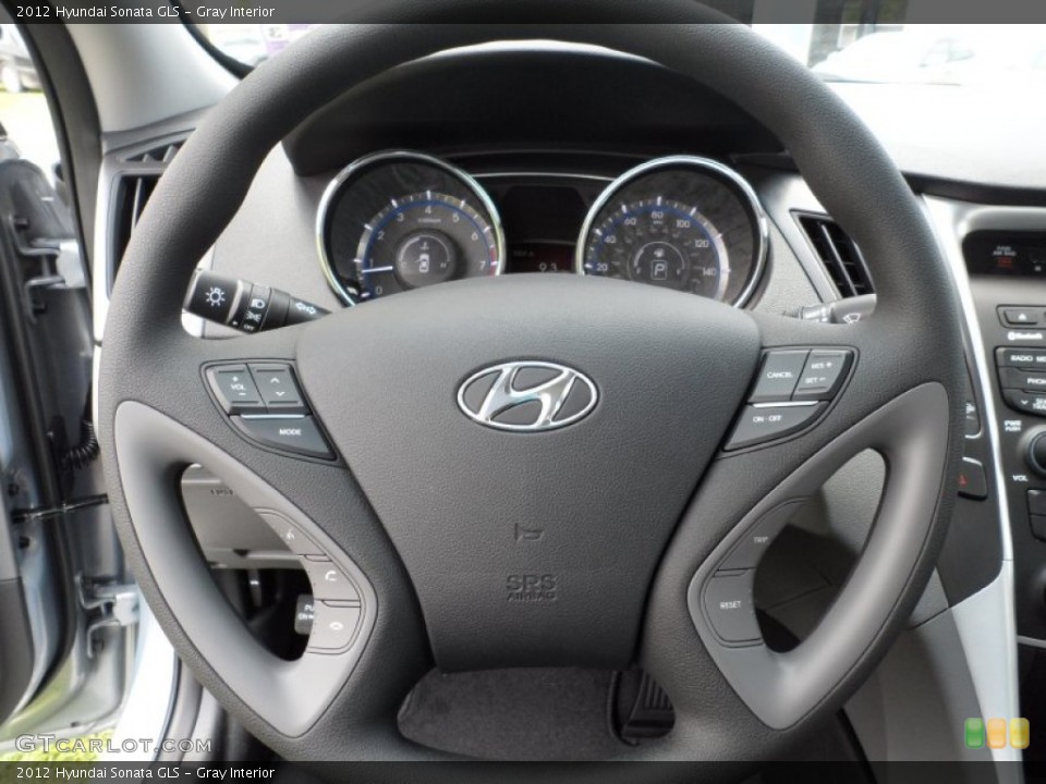 Gray Interior Steering Wheel for the 2012 Hyundai Sonata GLS #51216719