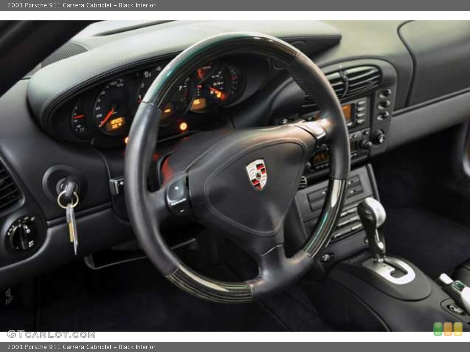 Black Interior Photo for the 2001 Porsche 911 Carrera Cabriolet #51217361