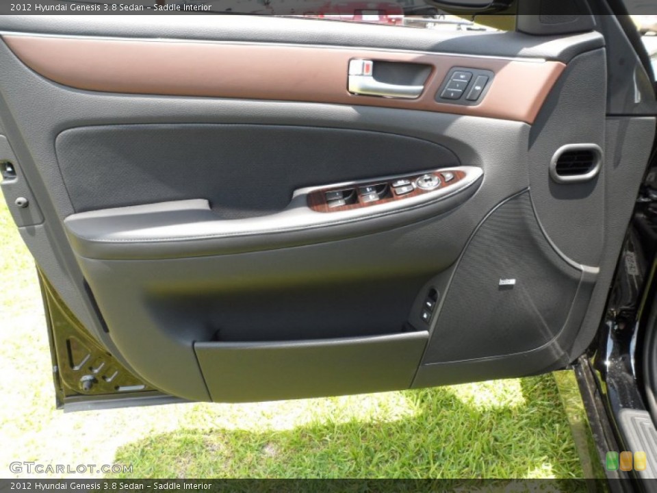 Saddle Interior Door Panel for the 2012 Hyundai Genesis 3.8 Sedan #51218285
