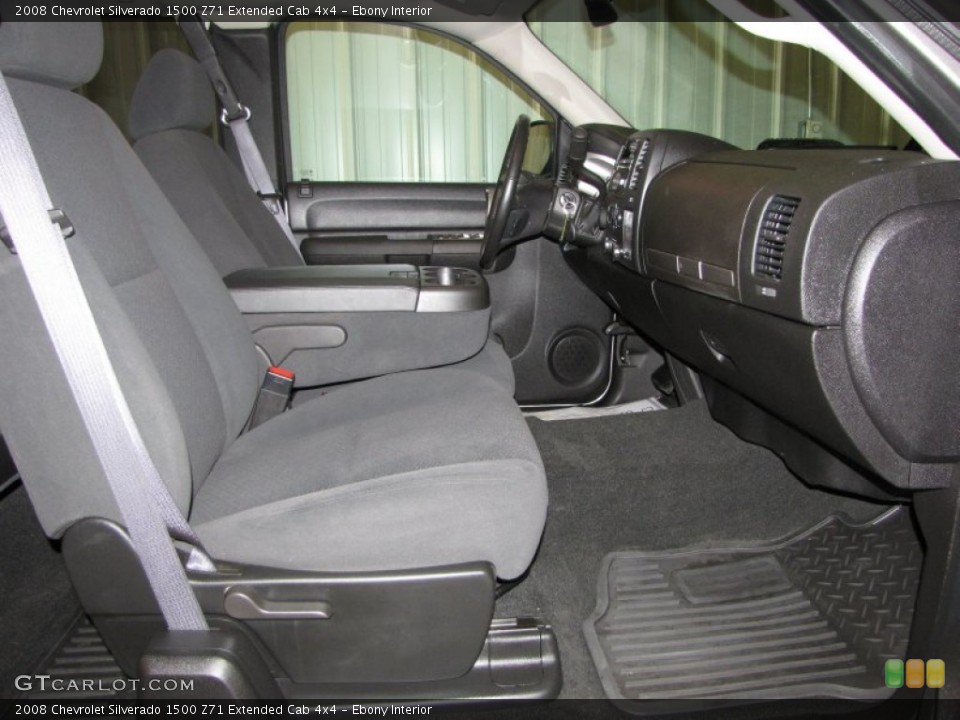 Ebony Interior Photo for the 2008 Chevrolet Silverado 1500 Z71 Extended Cab 4x4 #51218297