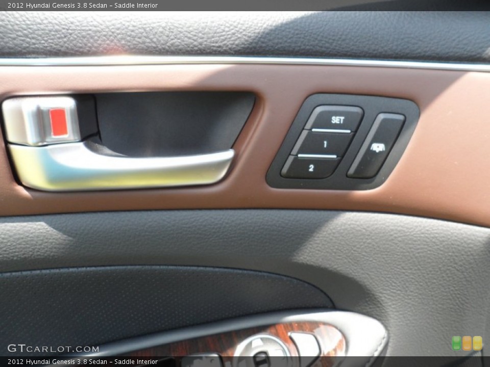 Saddle Interior Controls for the 2012 Hyundai Genesis 3.8 Sedan #51218306