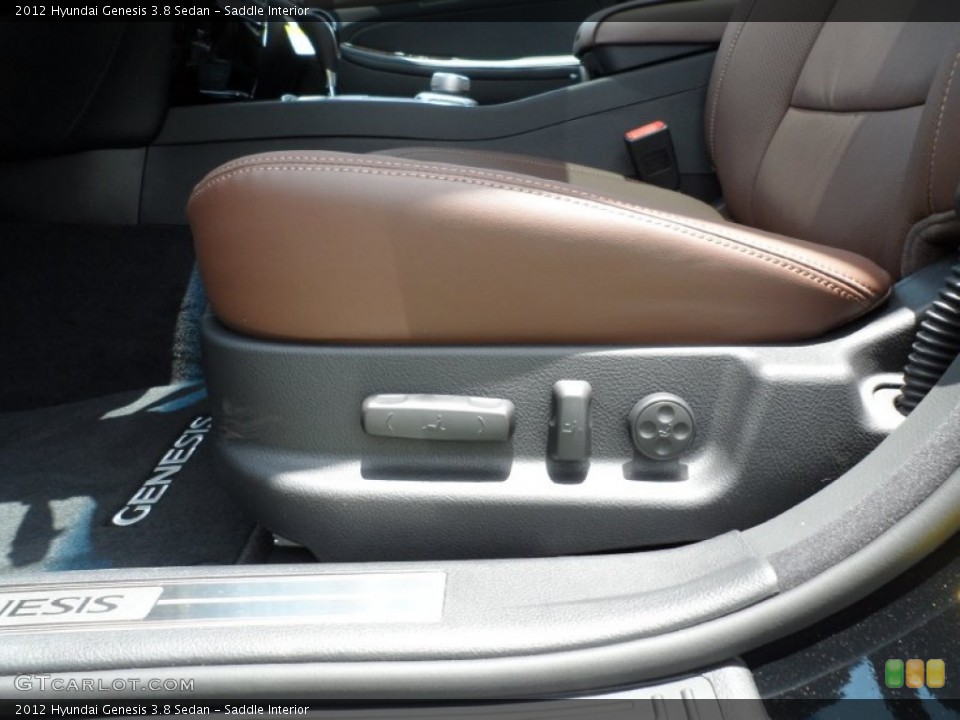 Saddle Interior Controls for the 2012 Hyundai Genesis 3.8 Sedan #51218354