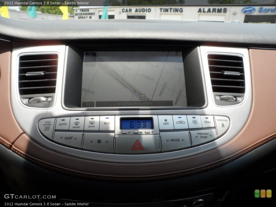 Saddle Interior Controls for the 2012 Hyundai Genesis 3.8 Sedan #51218417