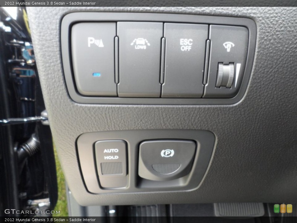 Saddle Interior Controls for the 2012 Hyundai Genesis 3.8 Sedan #51218516