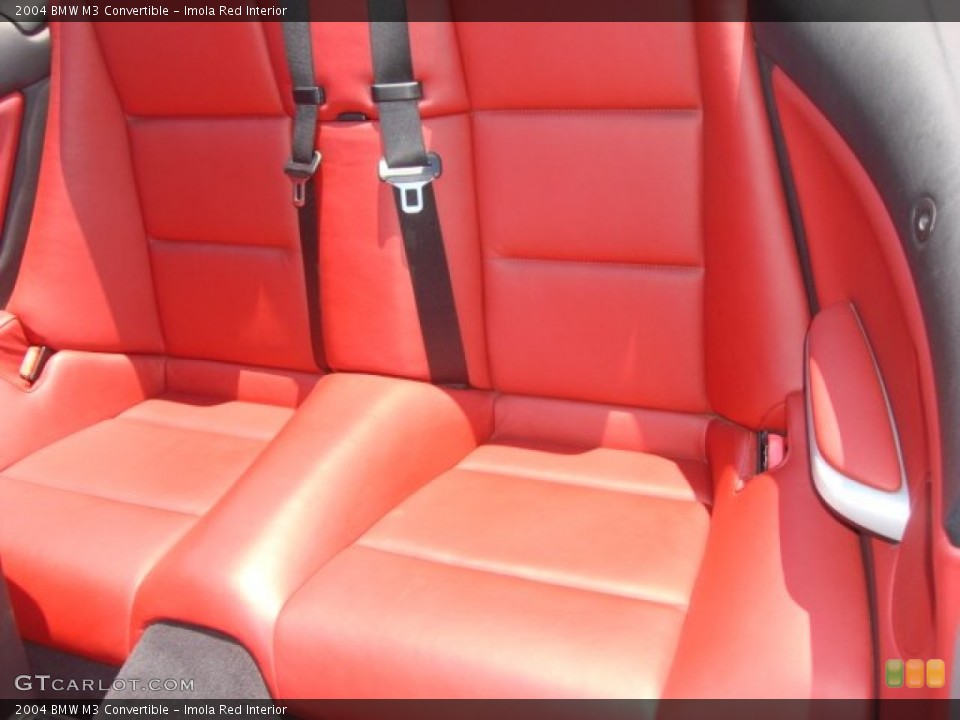 Imola Red Interior Photo for the 2004 BMW M3 Convertible #51219413
