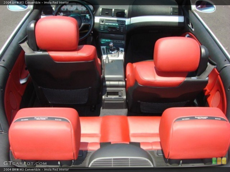 Imola Red Interior Photo for the 2004 BMW M3 Convertible #51219425