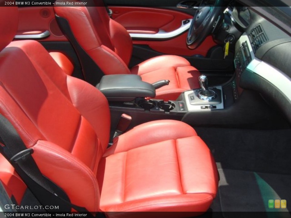 Imola Red Interior Photo for the 2004 BMW M3 Convertible #51219458