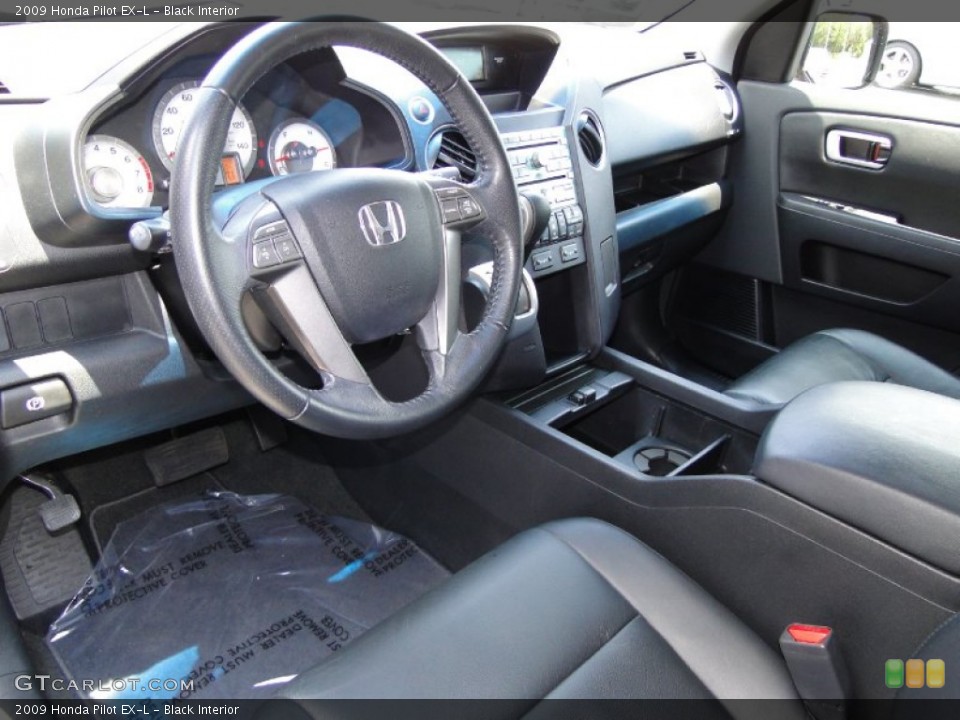 Black Interior Photo for the 2009 Honda Pilot EX-L #51220142
