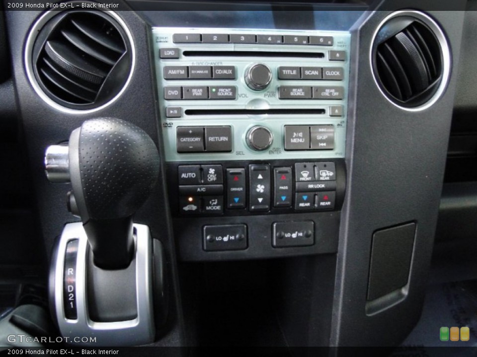 Black Interior Controls for the 2009 Honda Pilot EX-L #51220295