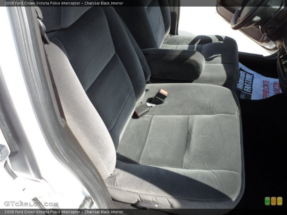 Charcoal Black Interior Photo for the 2008 Ford Crown Victoria Police Interceptor #51220400