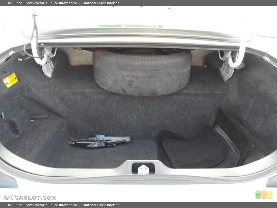 Charcoal Black Interior Trunk for the 2008 Ford Crown Victoria Police Interceptor #51220448