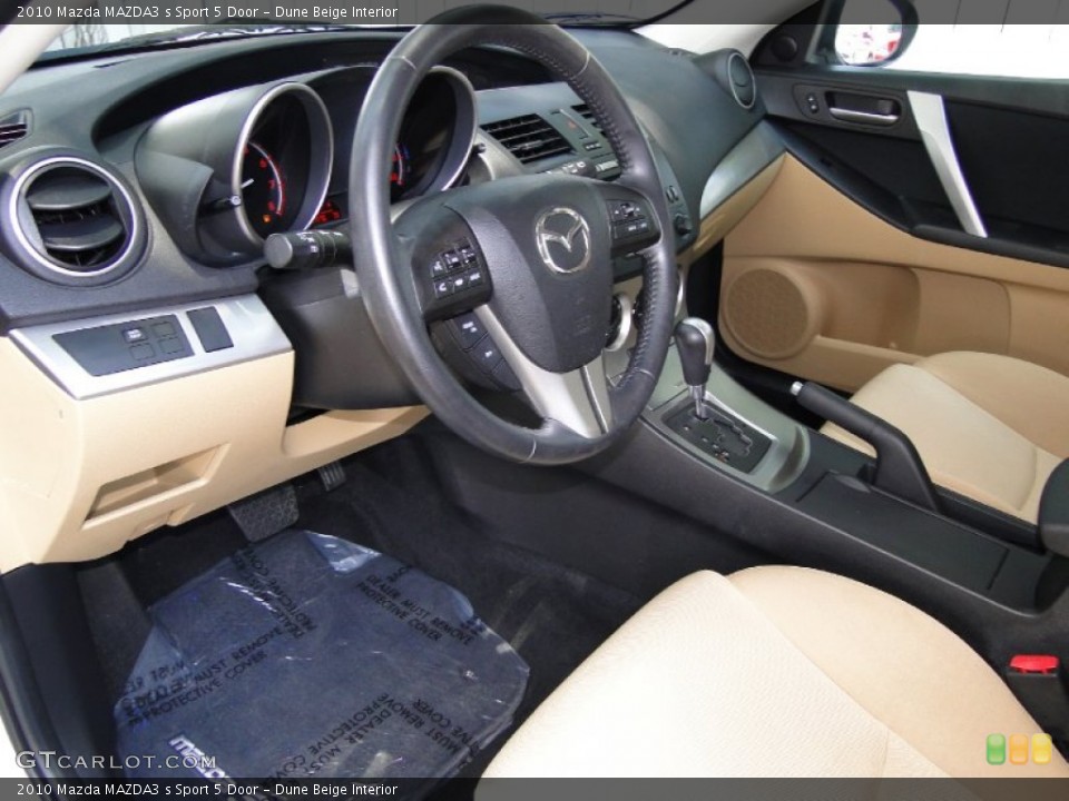 Dune Beige Interior Photo for the 2010 Mazda MAZDA3 s Sport 5 Door #51220745