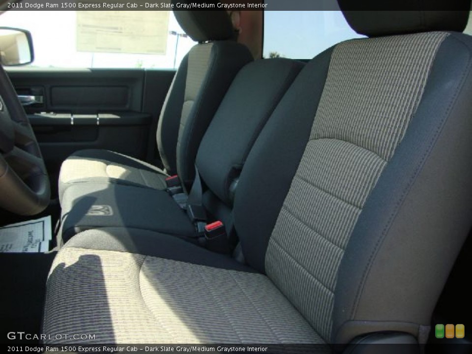 Dark Slate Gray/Medium Graystone Interior Photo for the 2011 Dodge Ram 1500 Express Regular Cab #51221201