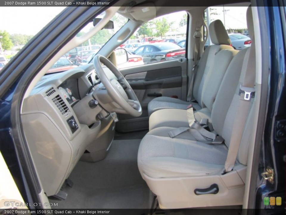 Khaki Beige Interior Photo for the 2007 Dodge Ram 1500 SLT Quad Cab #51221657
