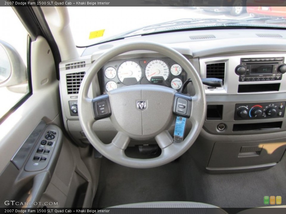 Khaki Beige Interior Dashboard for the 2007 Dodge Ram 1500 SLT Quad Cab #51221819