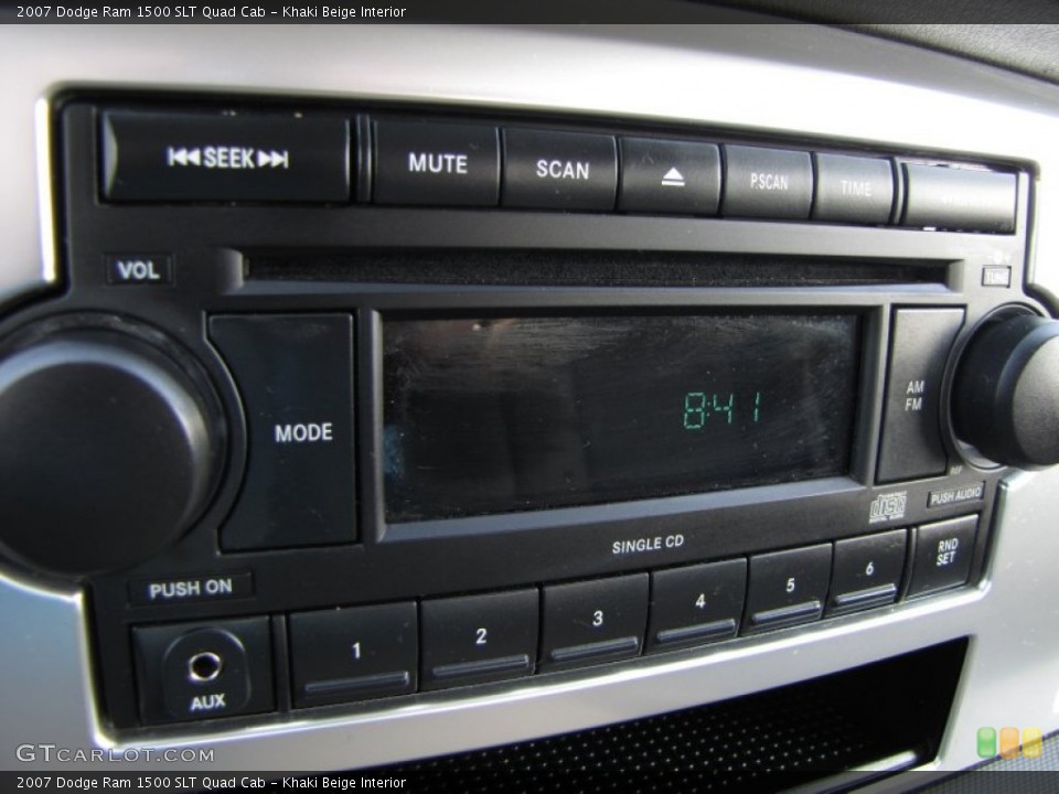 Khaki Beige Interior Controls for the 2007 Dodge Ram 1500 SLT Quad Cab #51221843