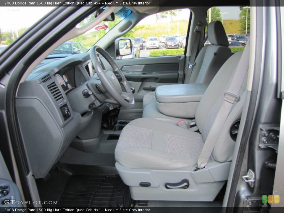Medium Slate Gray Interior Photo for the 2008 Dodge Ram 1500 Big Horn Edition Quad Cab 4x4 #51223643