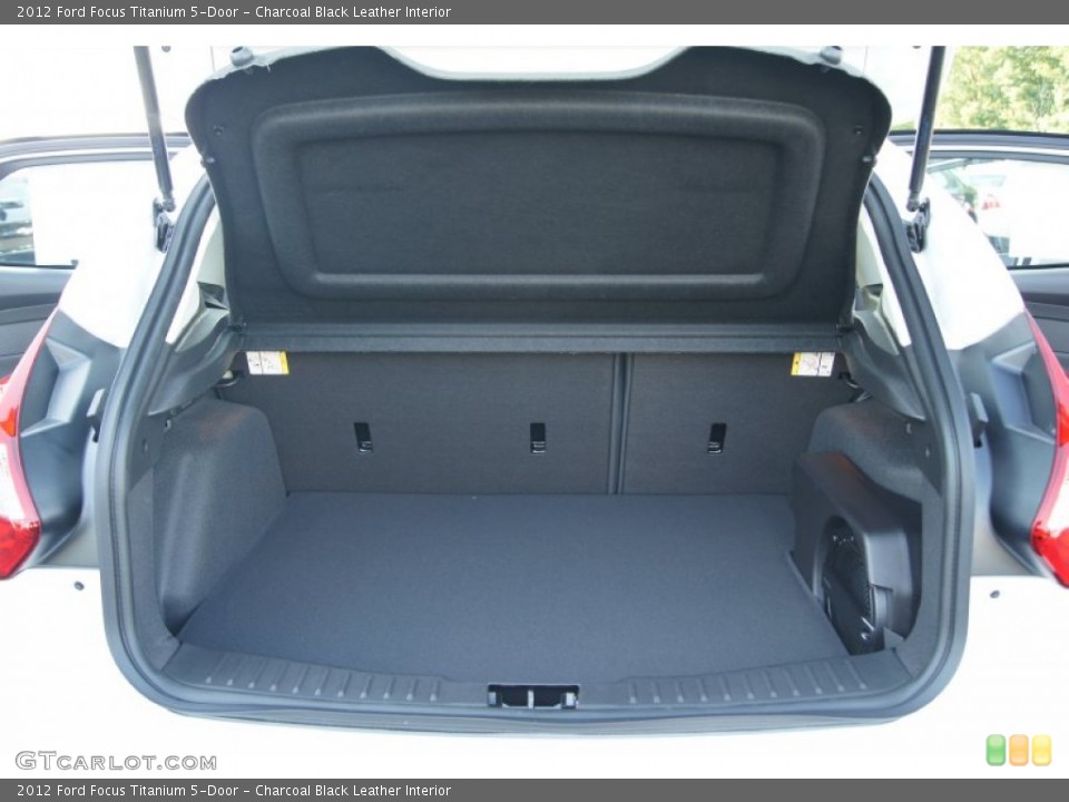 Charcoal Black Leather Interior Trunk for the 2012 Ford Focus Titanium 5-Door #51224987
