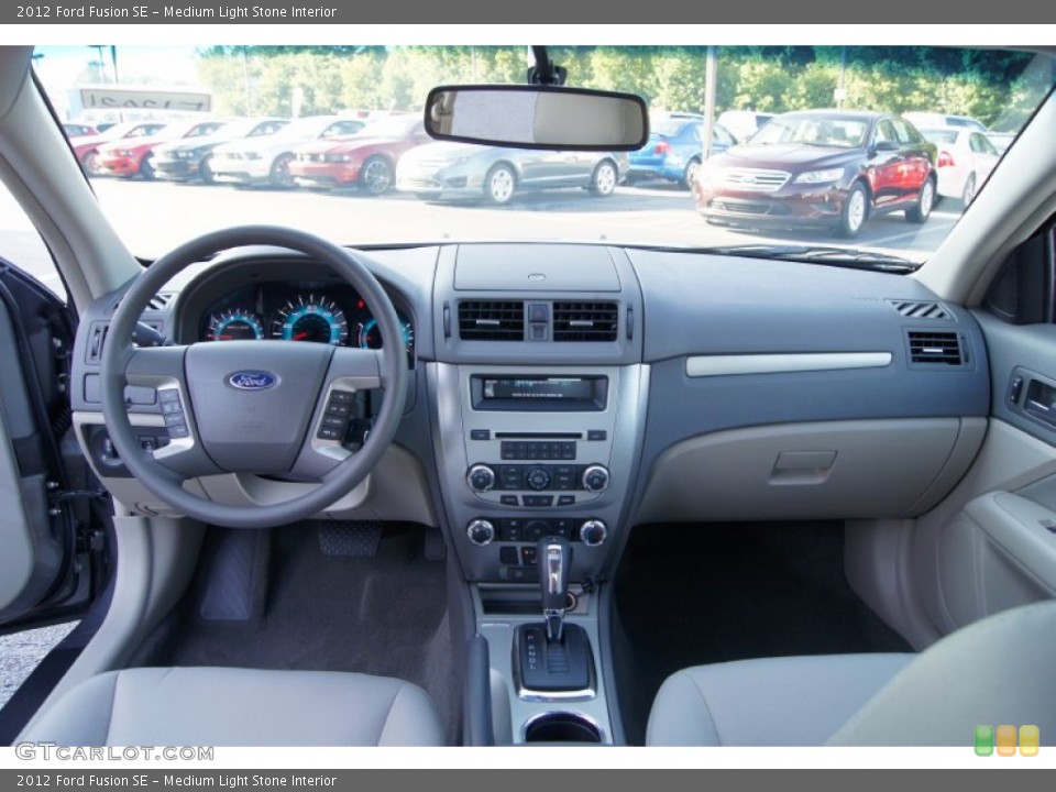 Medium Light Stone Interior Dashboard for the 2012 Ford Fusion SE #51225575