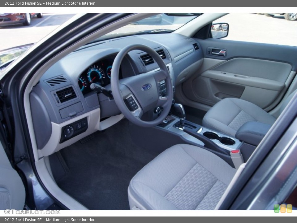 Medium Light Stone Interior Prime Interior for the 2012 Ford Fusion SE #51225611