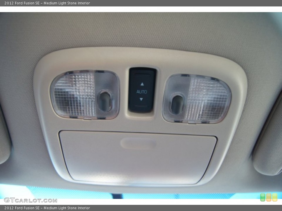 Medium Light Stone Interior Controls for the 2012 Ford Fusion SE #51225746