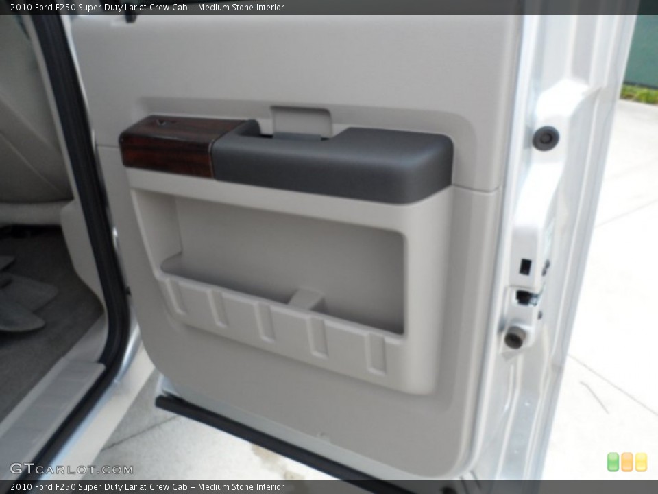 Medium Stone Interior Door Panel for the 2010 Ford F250 Super Duty Lariat Crew Cab #51227381